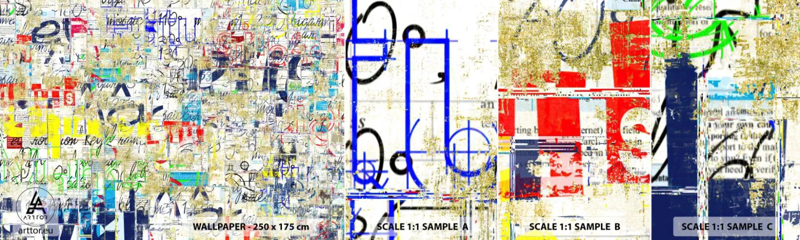 Campione di Fotomurale Adesivo Deluxe Sticker - Semplicemente bello da vedere - Graffiti, Murale, Gioventù - 100x30 cm