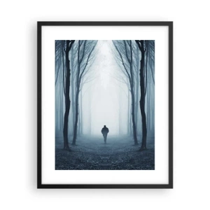 Poster in cornice nera - E tutto è semplice e chiaro - 40x50 cm