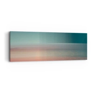 Quadro su tela - Stampe su Tela - Astrazione: onde di luce - 90x30 cm