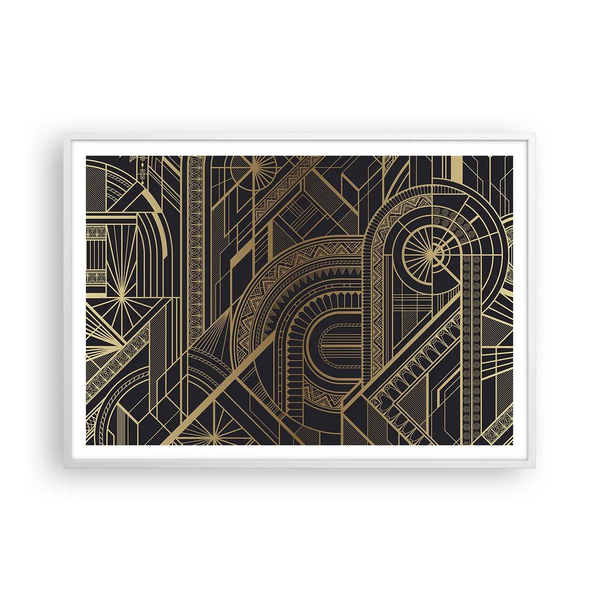 Poster in cornice bianca - Concetti, idee, progetti - 100x70 cm