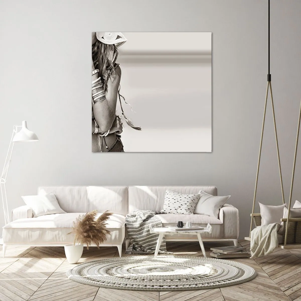 Quadro su tela - Stampe su Tela - Come una ragazza - 60x60 cm