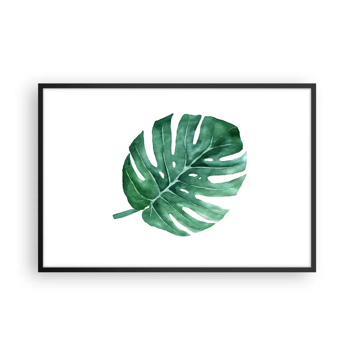 Poster in cornice nera - Concetto verde - 91x61 cm