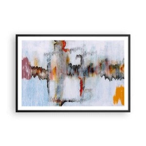 Poster in cornice nera - Scritto sull'acqua - 91x61 cm