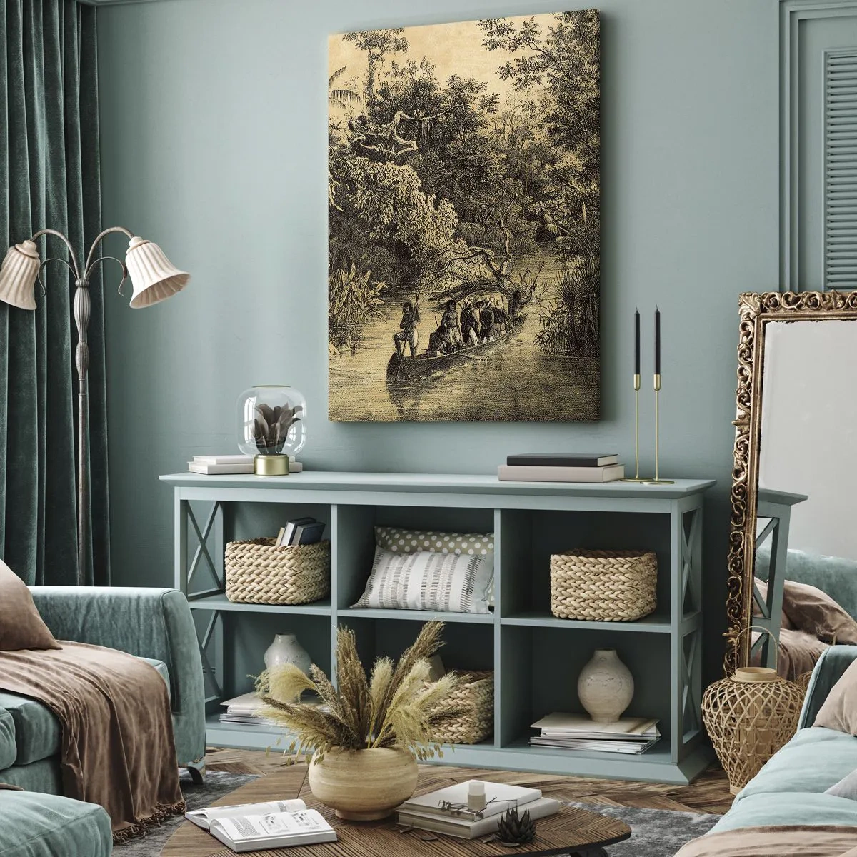 Quadro su tela - Stampe su Tela - Viaggio alla fonte - 55x100 cm
