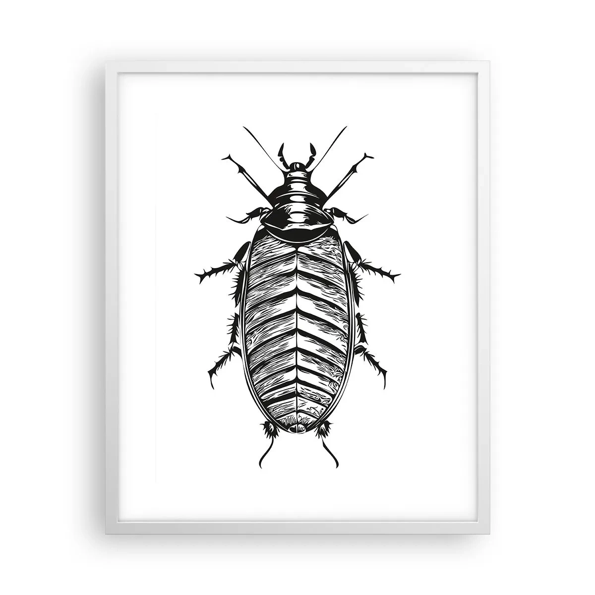 Poster in cornice bianca - Che esemplare! - 40x50 cm