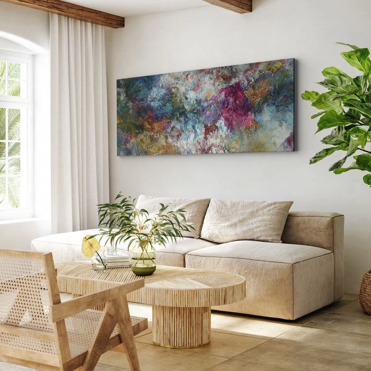 Quadro su tela - Stampe su Tela - In piena fioritura - 100x40 cm