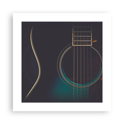 Poster - L'attimo prima del suono - 40x40 cm