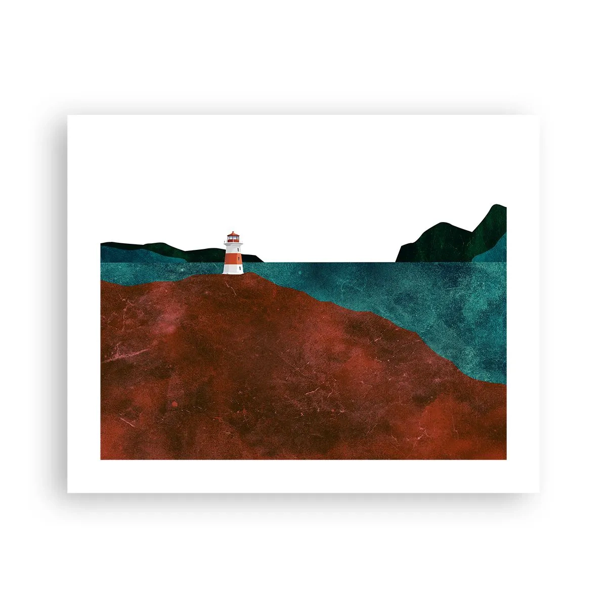 Poster - Contemplando il mare - 50x40 cm