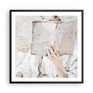 Poster in cornice nera - In un altro mondo - 60x60 cm