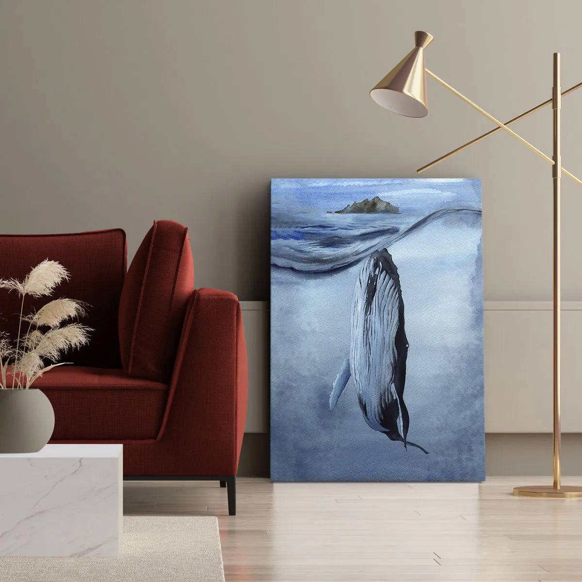 Quadro su tela - Stampe su Tela - I due mondi del nord - 70x100 cm