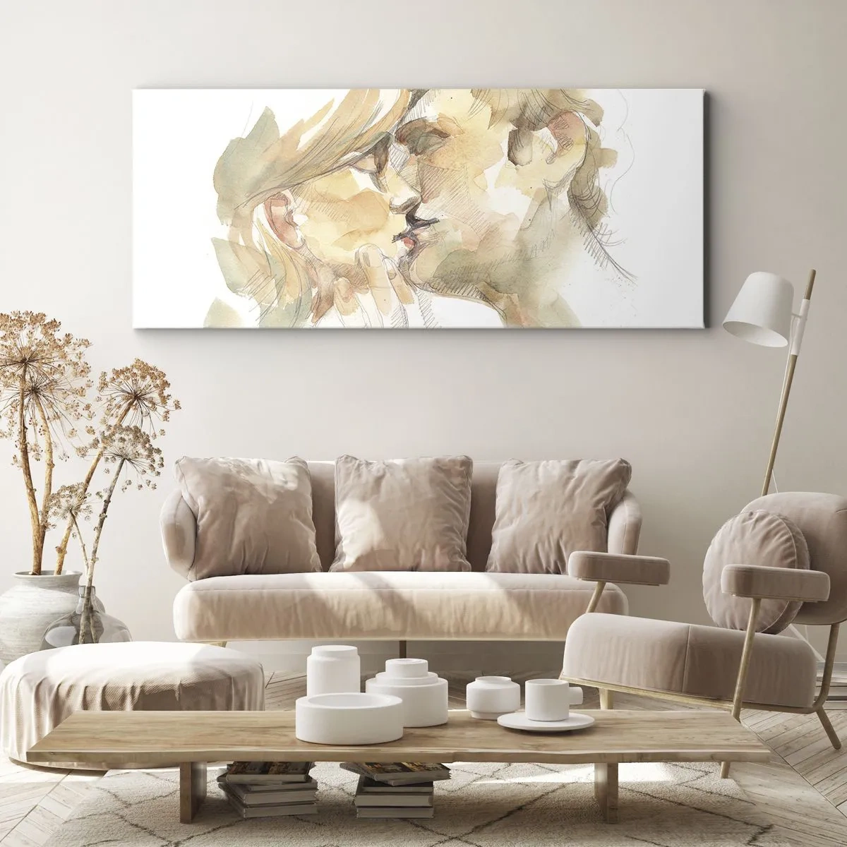 Quadro su tela - Stampe su Tela - Sarà l'anima gemella? - 100x40 cm