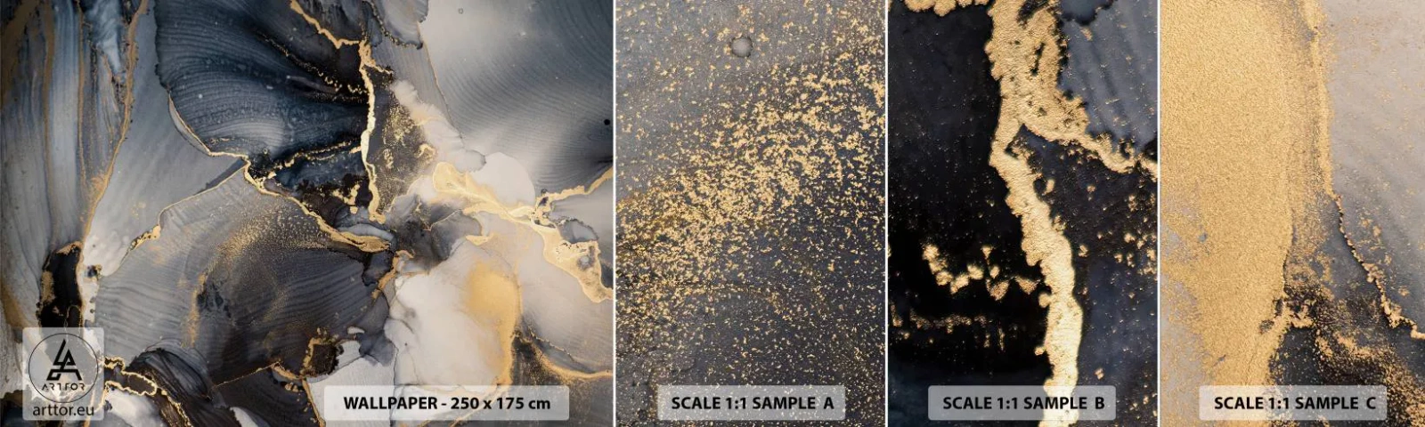 Campione Di Fotomurale Standard Eco - Vita di pietra - Astrazione, Pezzo, Arte Moderna - 100x30 cm