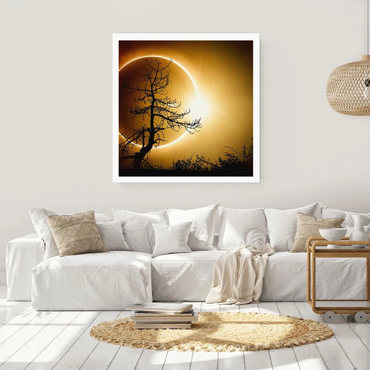 Poster - Eclissi totale - 40x40 cm