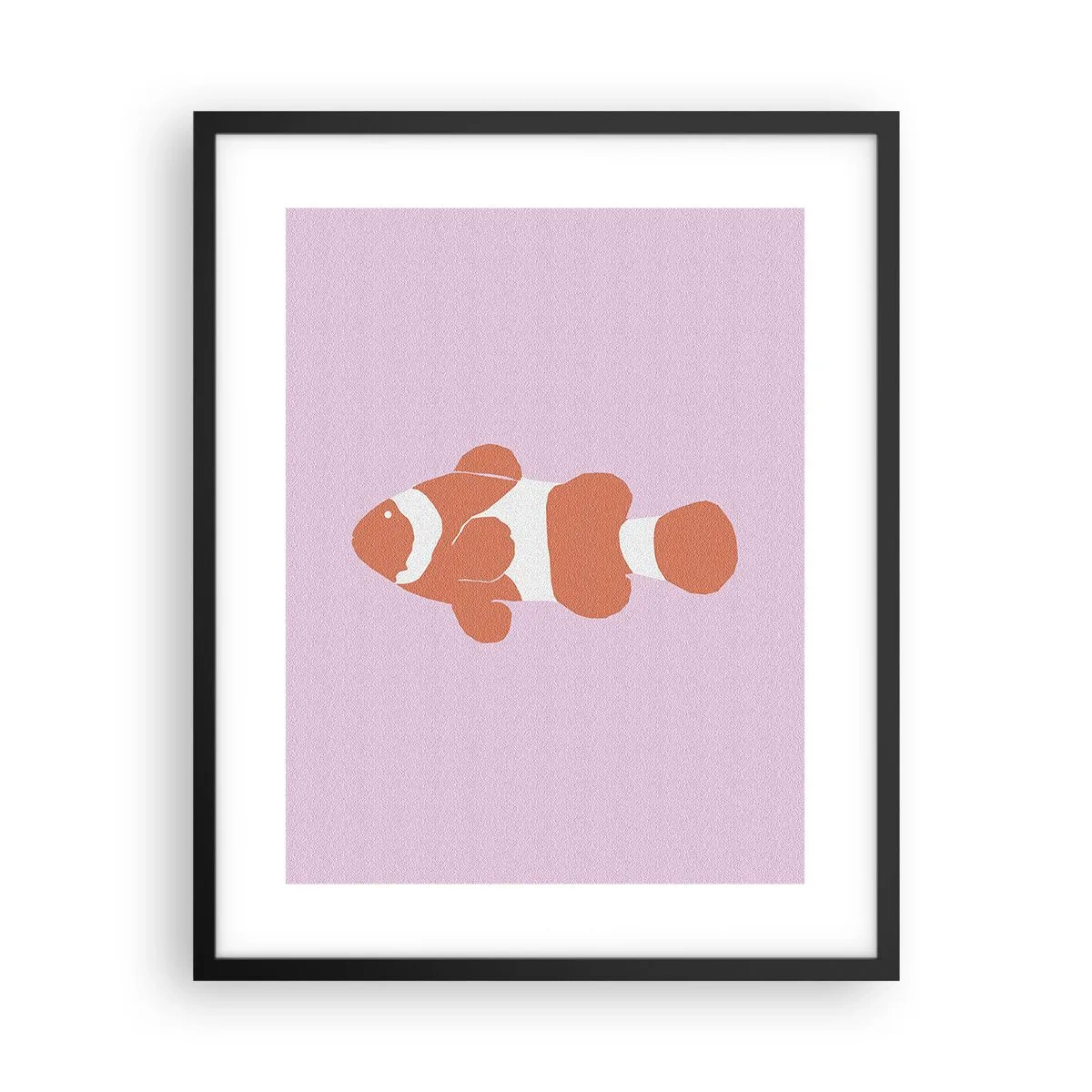 Poster in cornice nera - Abbinato ai coralli - 40x50 cm