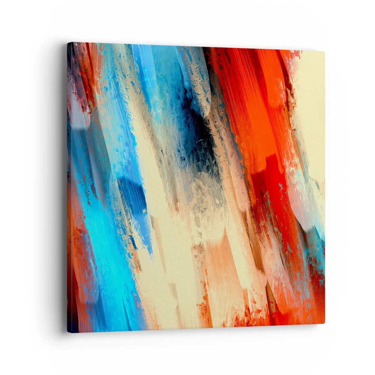Quadro su tela - Stampe su Tela - Cascata di colori - 40x40 cm