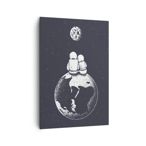 Quadro su tela - Stampe su Tela - Love story cosmica - 70x100 cm