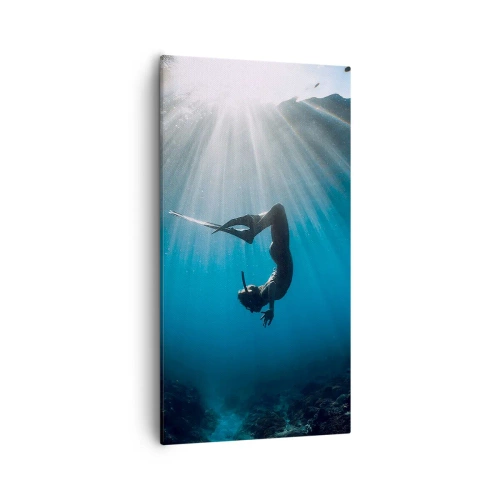 Quadro su tela - Stampe su Tela - Danza subacquea - 55x100 cm