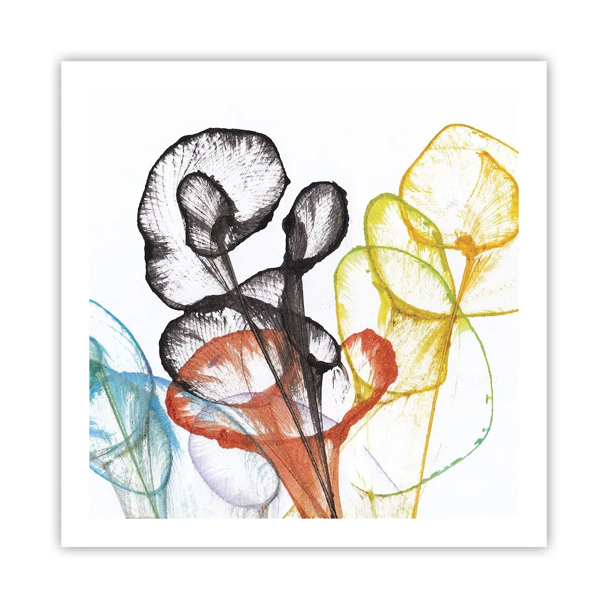 Poster - Fiori con l'anima - 60x60 cm