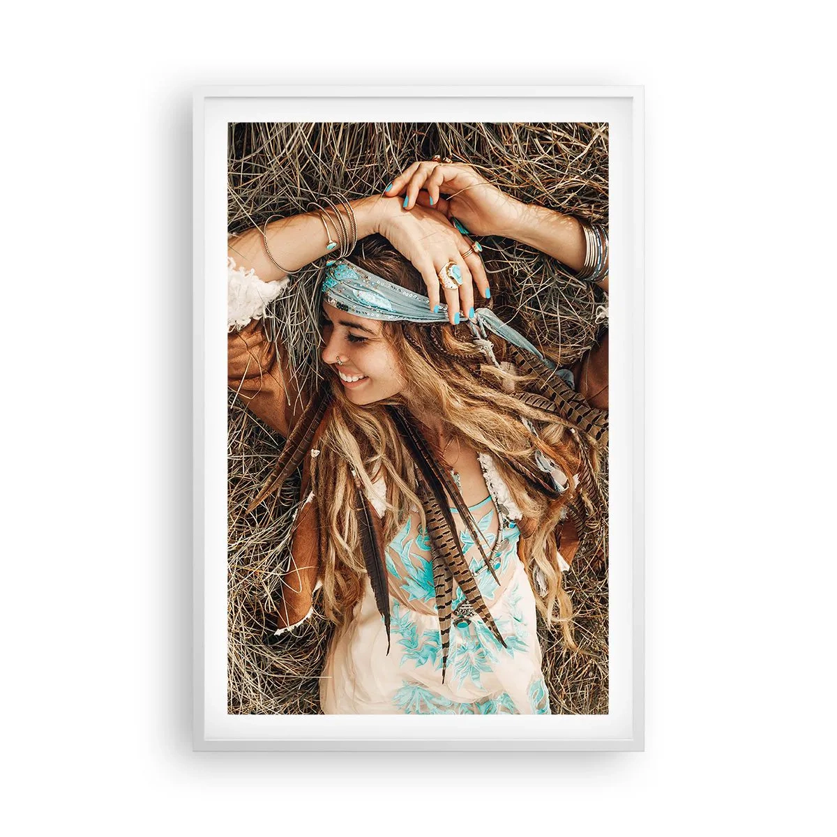 Poster in cornice bianca - Verso gli anni dell'amore - 61x91 cm