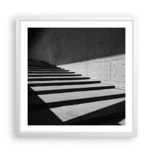 Poster in cornice bianca - La bellezza severa del modernismo - 50x50 cm