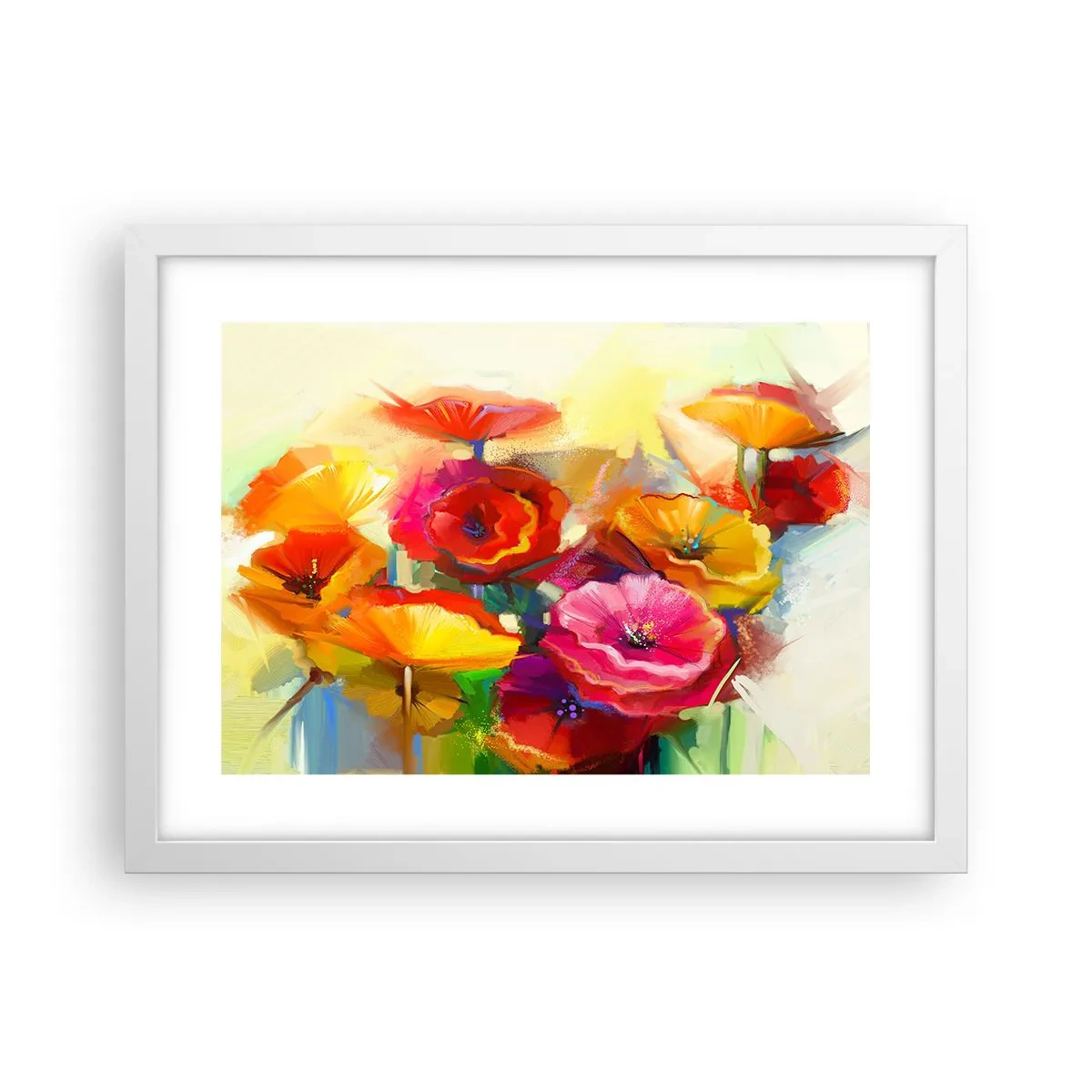 Poster in cornice bianca - Non solo rossi - 40x30 cm