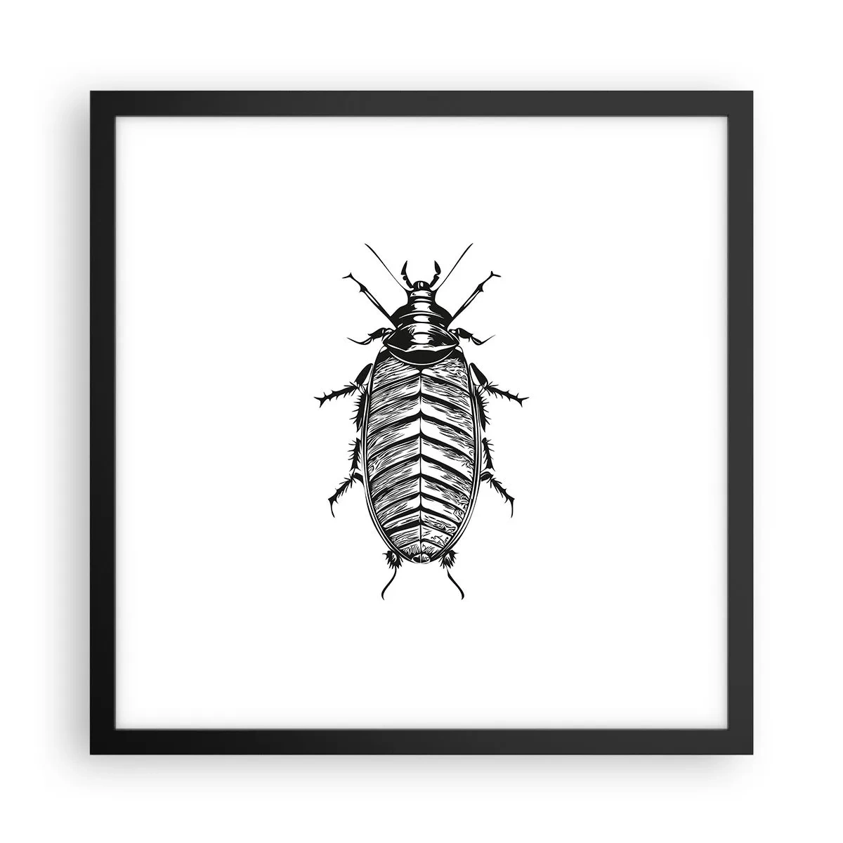 Poster in cornice nera - Che esemplare! - 40x40 cm