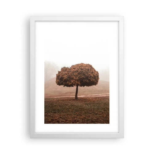 Poster in cornice bianca - Dopo un'estate laboriosa - 30x40 cm