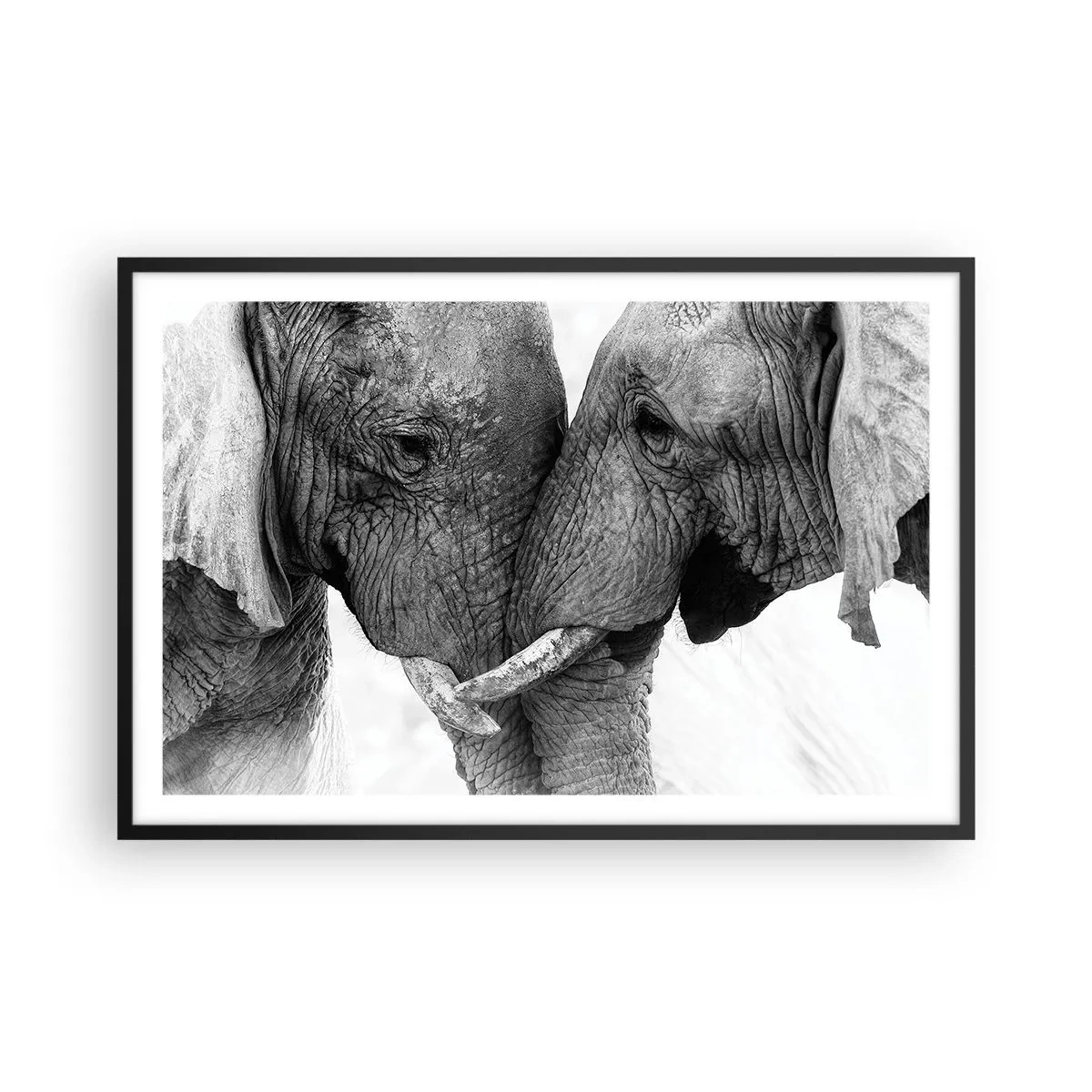 Poster in cornice nera - Dichiarazione sincera - 91x61 cm