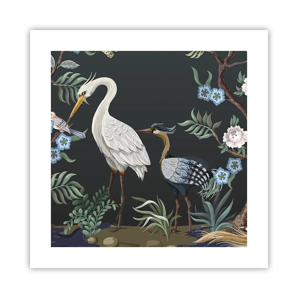 Poster - La parata degli uccelli - 40x40 cm
