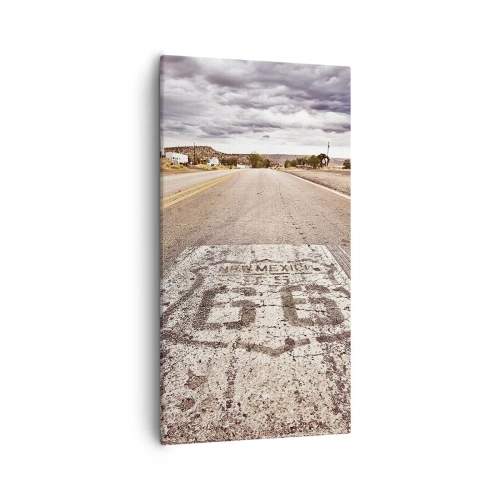 Quadro su tela - Stampe su Tela - La Route 66: una leggenda americana - 55x100 cm