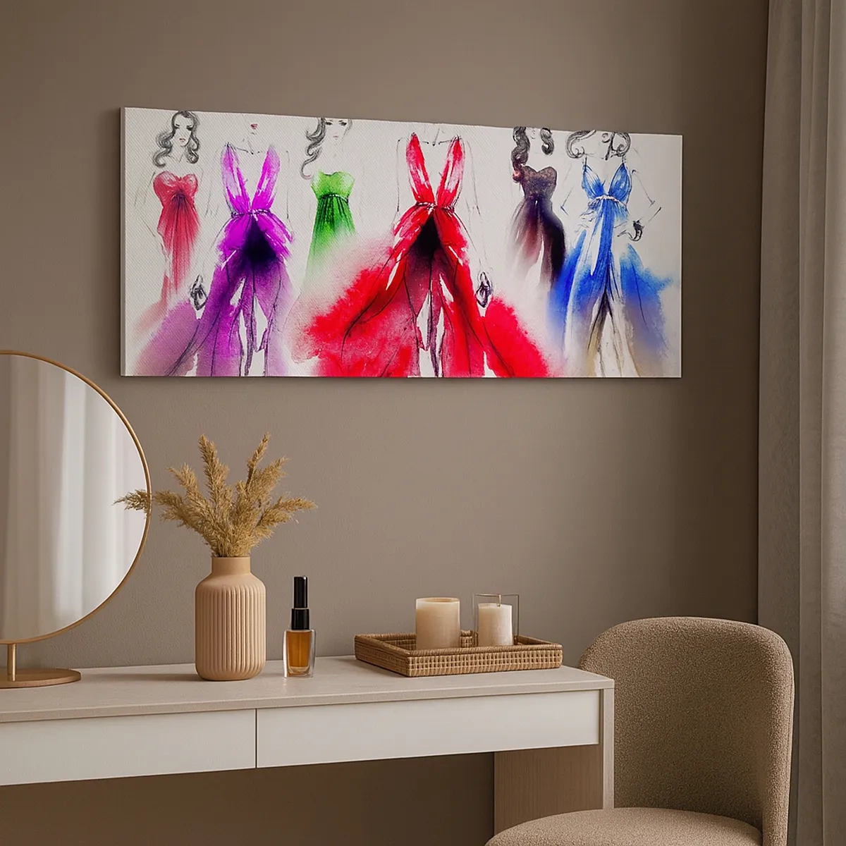 Quadro su tela - Stampe su Tela - Voglia di vestiti - 30x30 cm