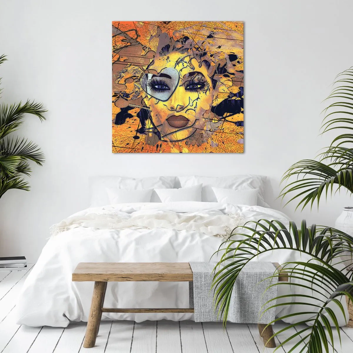Quadro su tela - Stampe su Tela - Bellezza solare - 70x70 cm
