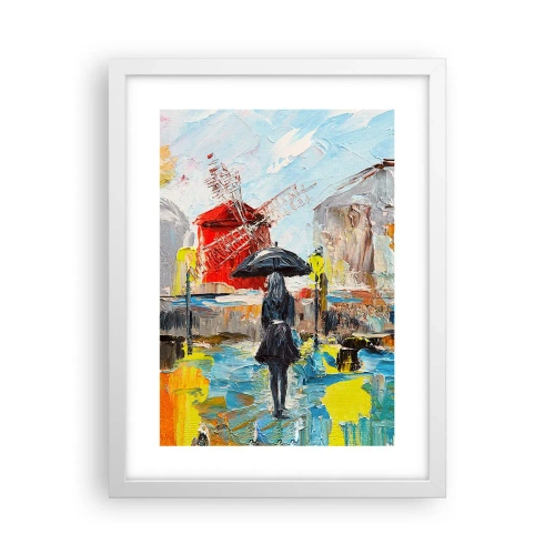 Poster in cornice bianca - Leggende di Parigi - 30x40 cm