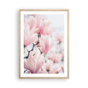Poster in cornice rovere chiaro - Ideale di delicatezza - 50x70 cm