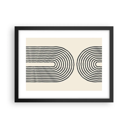 Poster in cornice nera - Tra un attimo... - 40x30 cm