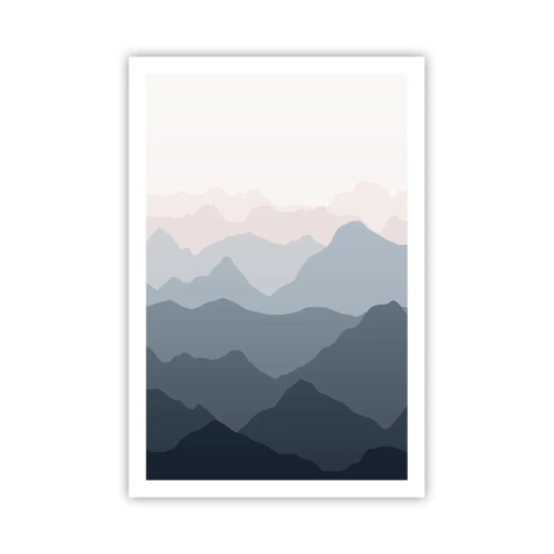 Poster - Le onde dei monti - 61x91 cm