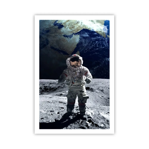 Poster - Saluti dalla luna - 61x91 cm