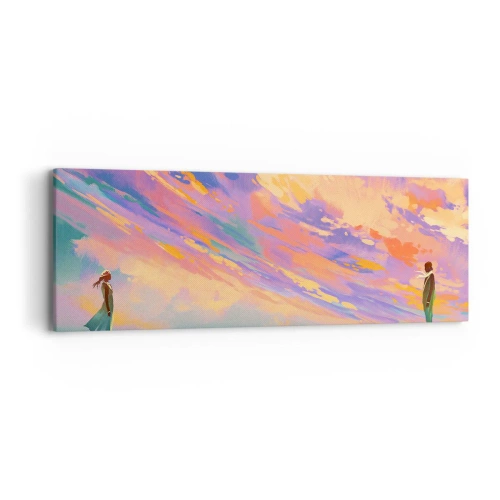 Quadro su tela - Stampe su Tela - Forza di attrazione - 90x30 cm