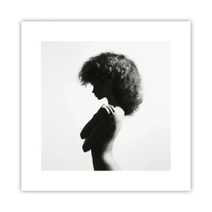 Poster - Come un fiore su un gambo snello - 30x30 cm