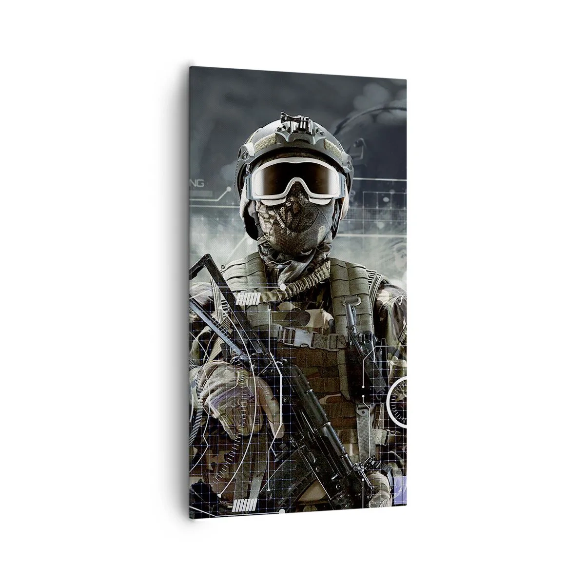 Quadro su tela - Stampe su Tela - Potenza al quadrato - 65x120 cm