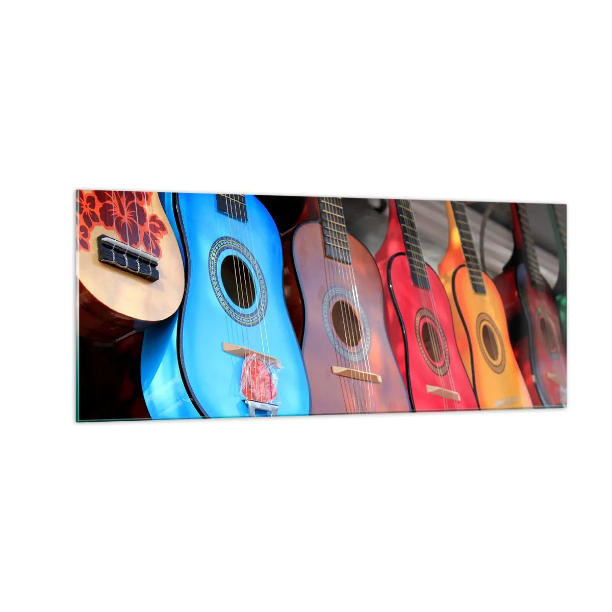 Quadro su vetro - Atmosfera latina - 100x40 cm