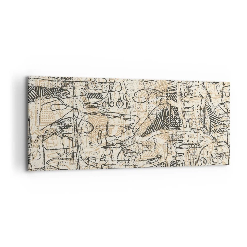 Quadro su tela - Stampe su Tela - In attesa di essere decifrato - 100x40 cm