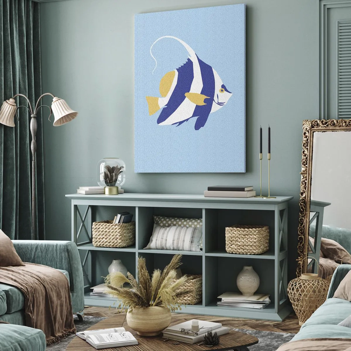 Quadro su tela - Stampe su Tela - Miss Mari Tropicali - 80x120 cm