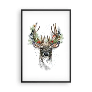 Poster in cornice nera - Nell'abito della festa - 61x91 cm