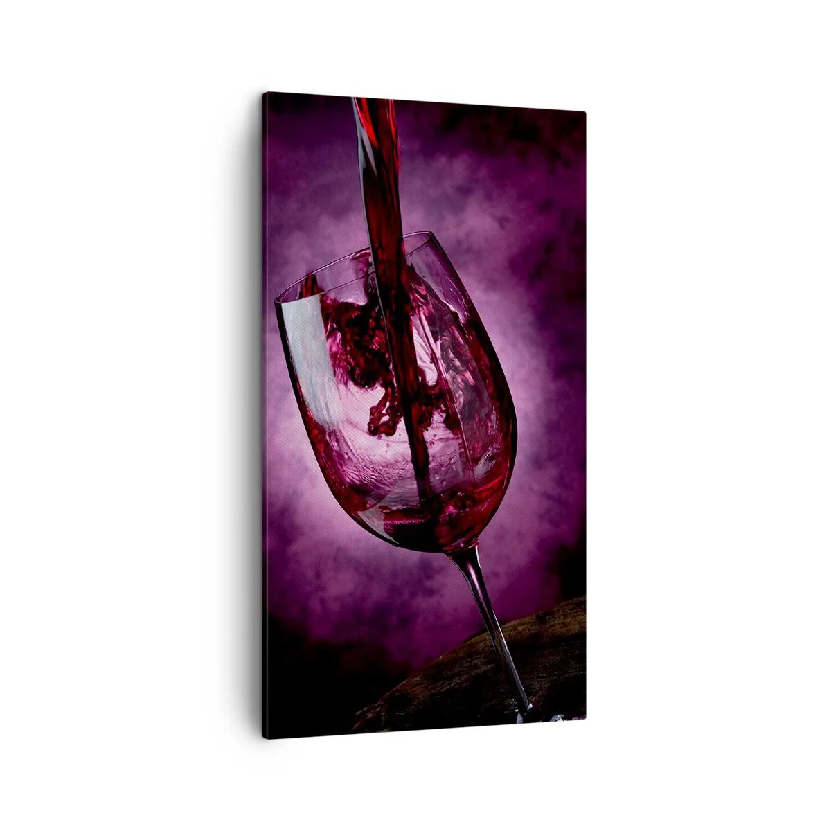 Quadro su tela - Stampe su Tela - Scarlatto? Carminio? No, rubino - 45x80 cm