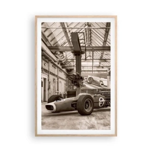 Poster in cornice rovere chiaro - Il riposo del vincitore - 61x91 cm