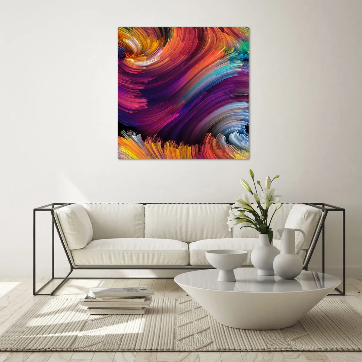 Quadro su vetro - L'inizio del nuovo mondo - 60x60 cm