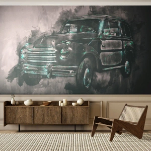 Fotomurale su misura Premium Sand - L'onorato antenato - Auto retrò, Settore automobilistico, Viaggio