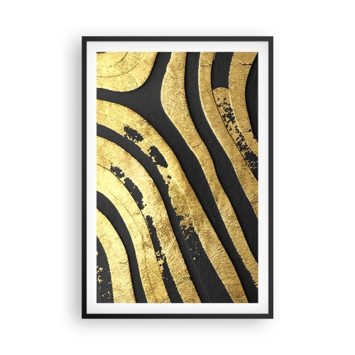 Poster in cornice nera - Tutto scorre - 61x91 cm