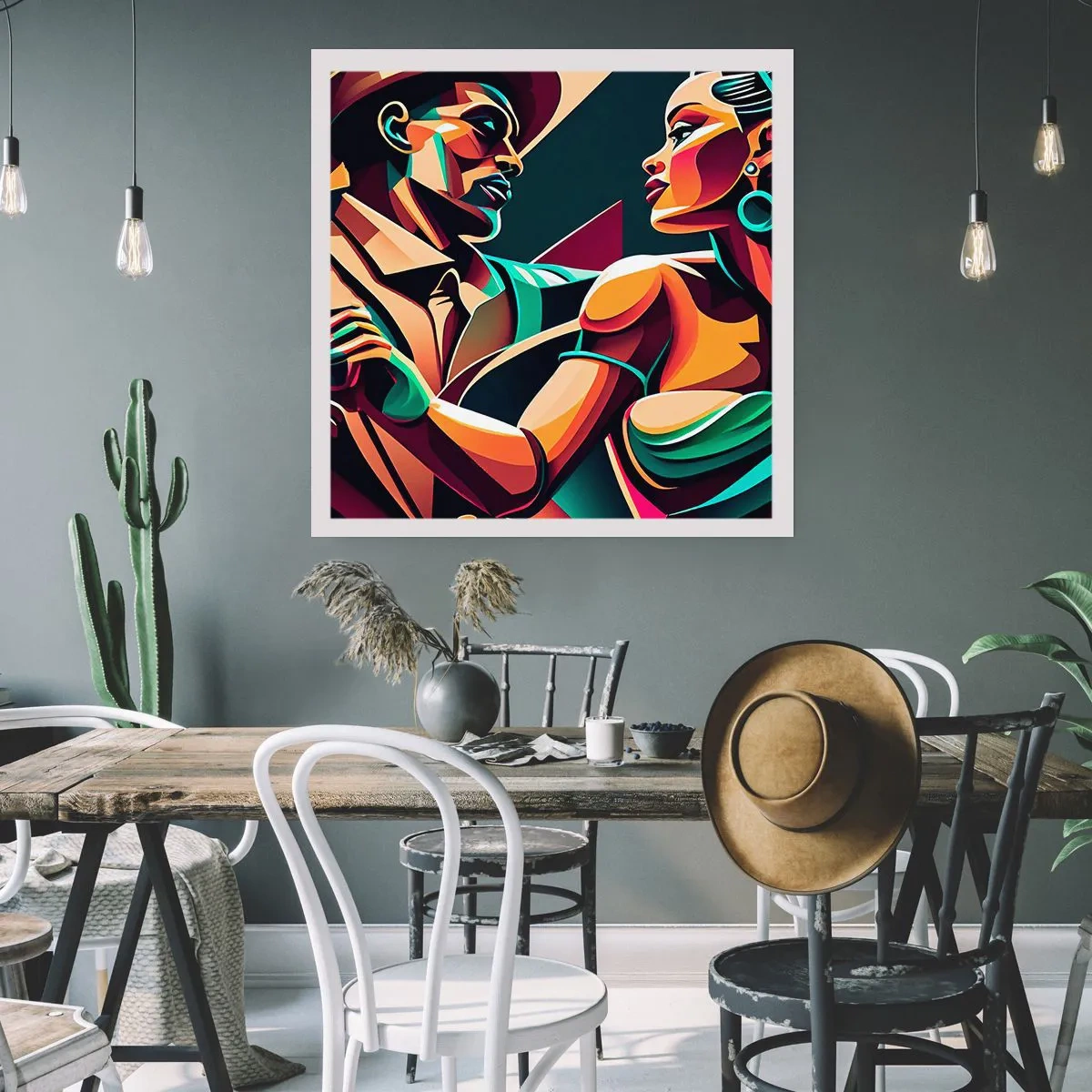 Poster - Al ritmo del cuore - 60x60 cm